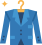 Dry cleaning service icon