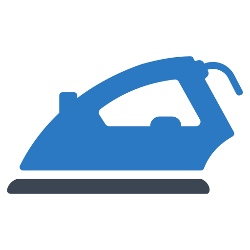 Pressing and ironing icon